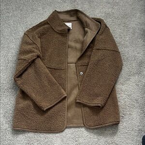 Velvet by Graham & Spencer Cozy Brown reversible jacket